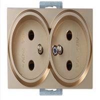 RİTA MEK TUŞ İKİLİ UPS PRİZ DORE 1